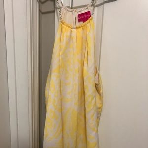 Yellow Lilly Tank Top